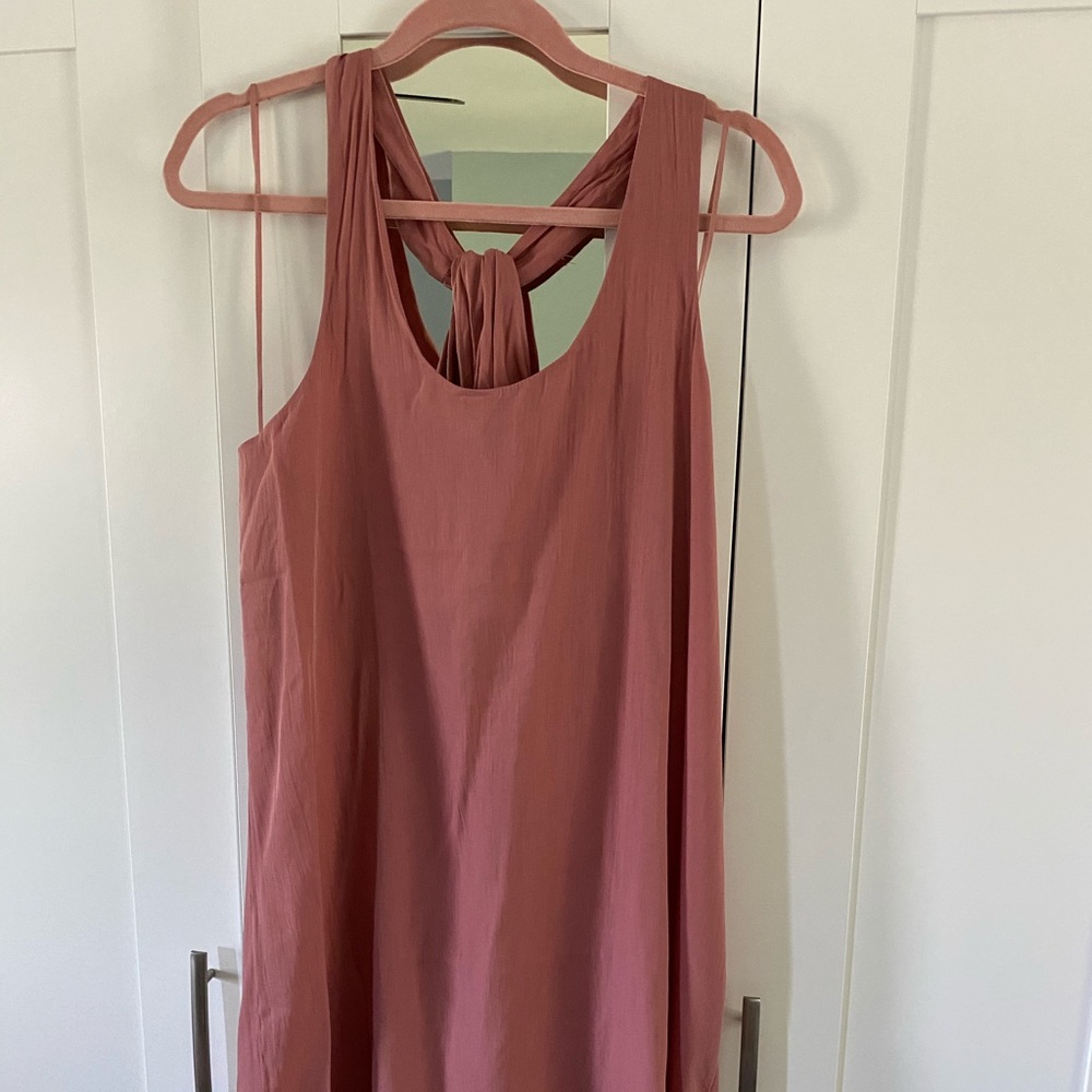 Pink mini dress